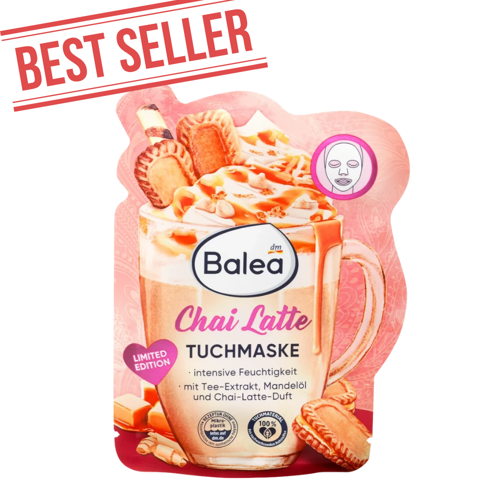 Balea chai latte face mask