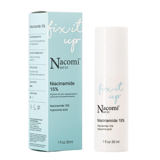 🎁 FACE SERUM - NIACYNAMIDE 15% FIX IT UP - 30 ml - Vegan - NACOMI (100% off)