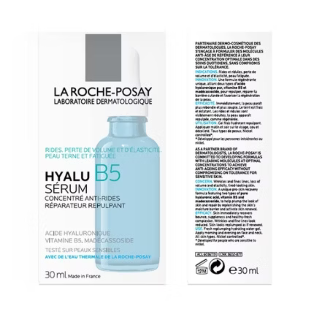 LA ROCHE-POSAY HYALU B5 SERUM ANTI-WRINKLE CONCENTRATE REPAIRING REPLUMPING - 30ml