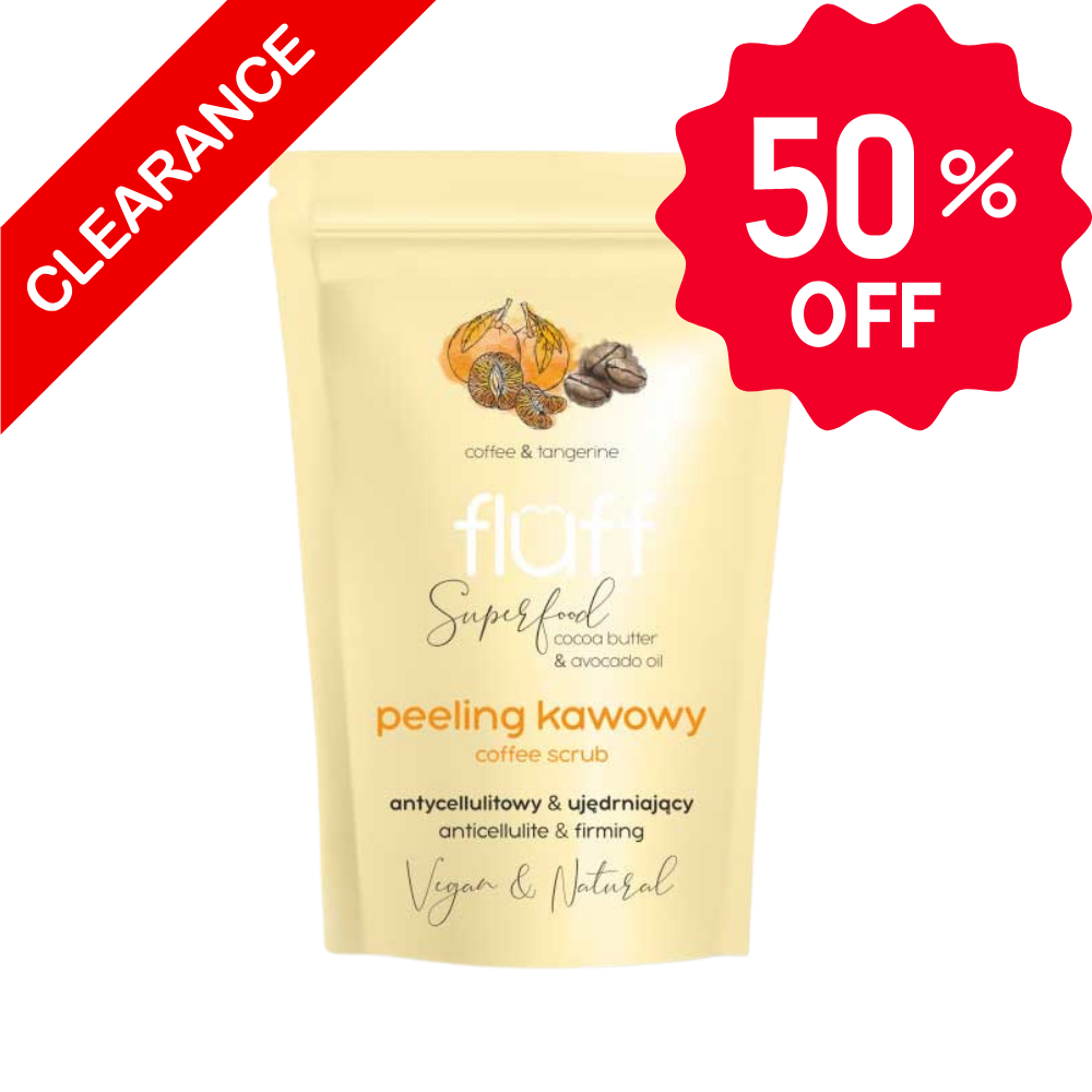 FLUFF - ANTI CELLULITE BODY SCRUB COFFEE & TANGERINE - 100gr
