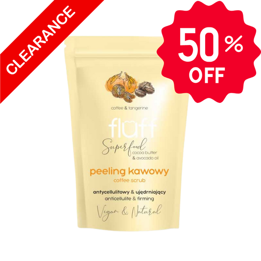 FLUFF - ANTI CELLULITE BODY SCRUB COFFEE & TANGERINE - 100gr