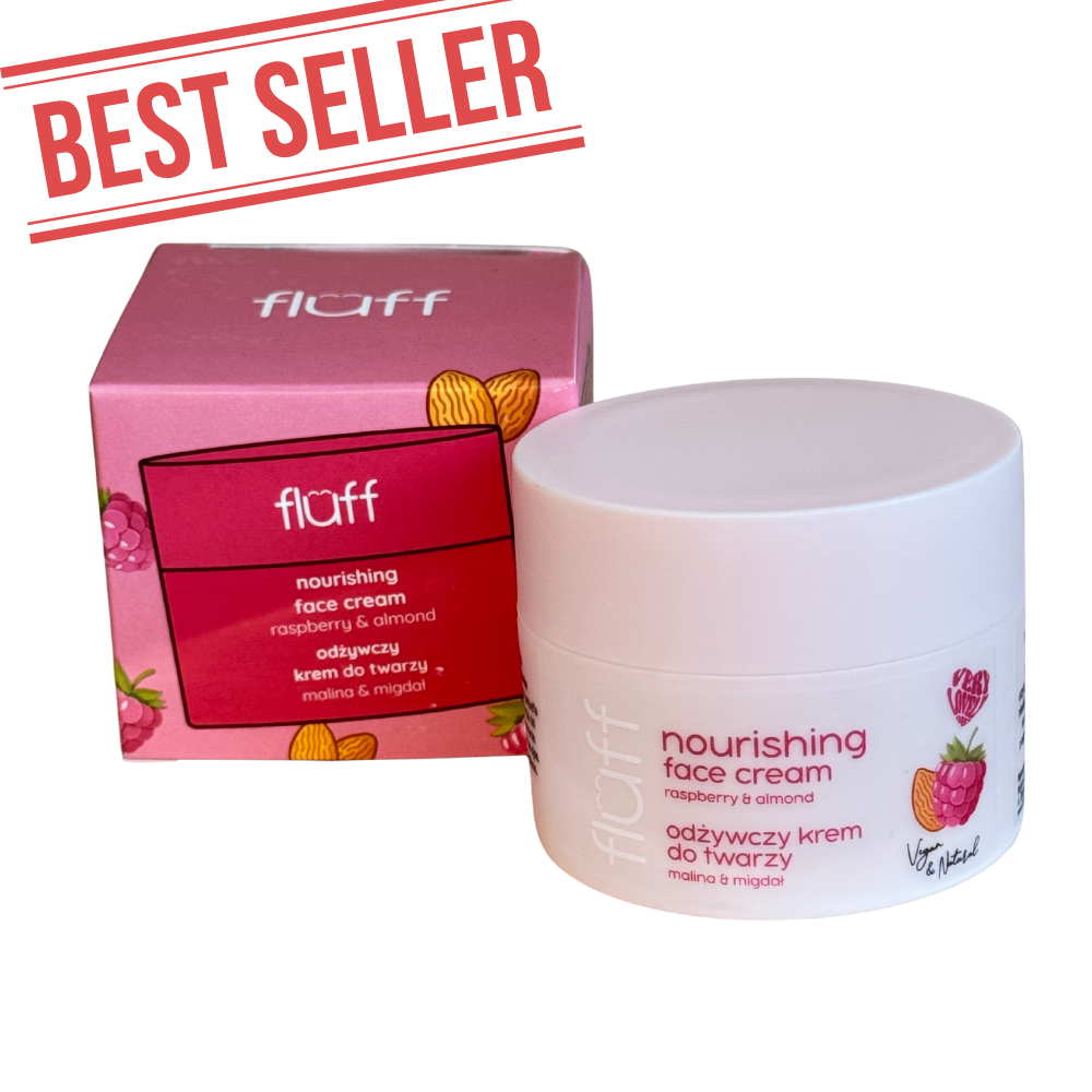 FLUFF -NOURISHING FACE CREAM - RASPBERRY & ALMOND - 50ml