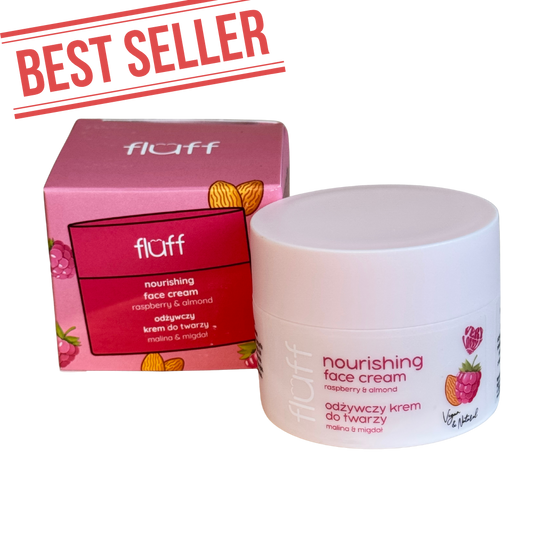 FLUFF -NOURISHING FACE CREAM - RASPBERRY & ALMOND - 50ml