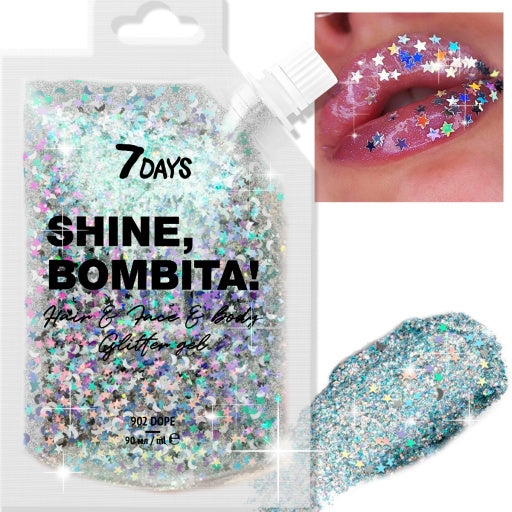 GEL GLITTER FOR FACE, HAIR & BODY - DOPE