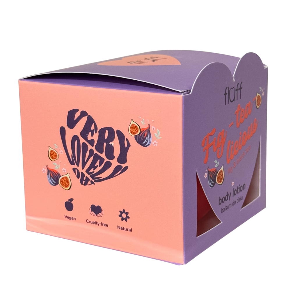 FLUFF -BODY LOTION FIG-TEALICIOUS - FIG & BLACK TEA - 150ml