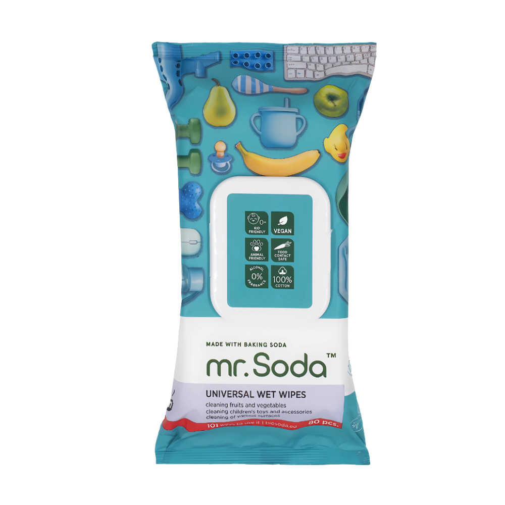 InSoda: Mr.Soda Universal Wet Wipes, 80 pcs