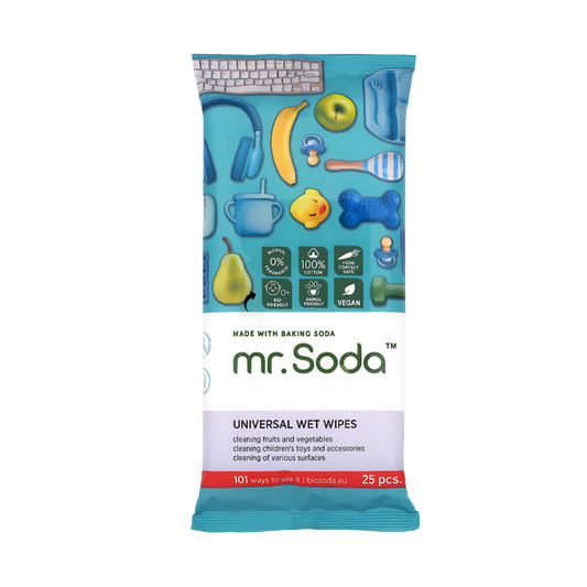 InSoda: Mr.Soda Universal Wet Wipes, 25 pcs
