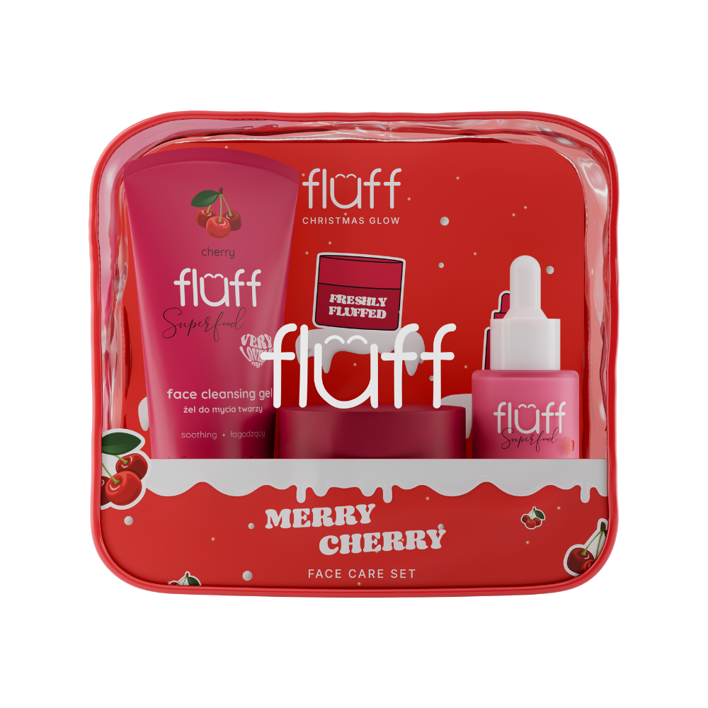 FLUFF - GIFT SET: MERRY CHERRY - FACE CARE SET
