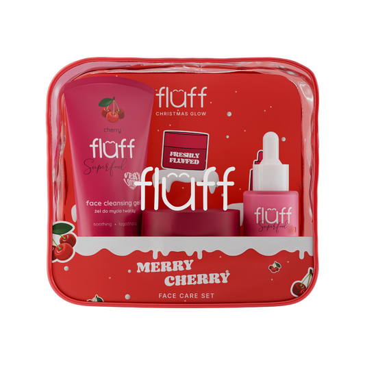 FLUFF - GIFT SET: MERRY CHERRY - FACE CARE SET