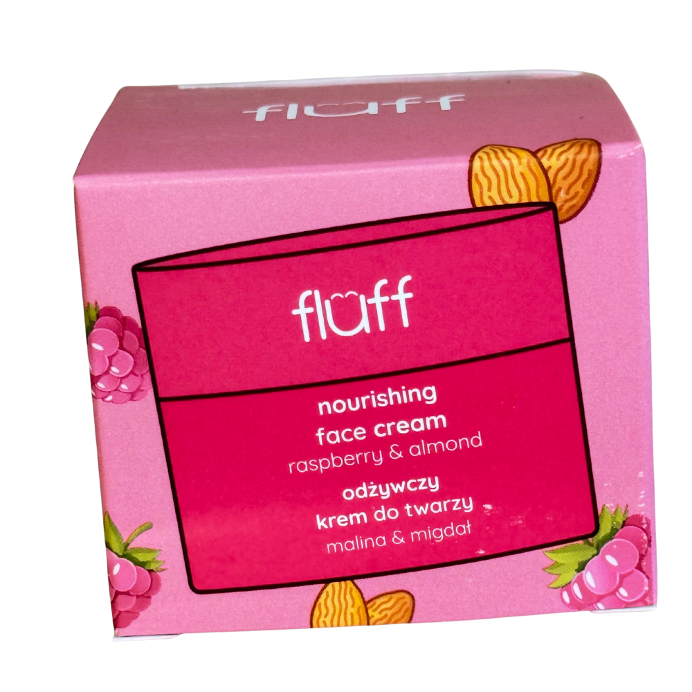 FLUFF -NOURISHING FACE CREAM - RASPBERRY & ALMOND - 50ml