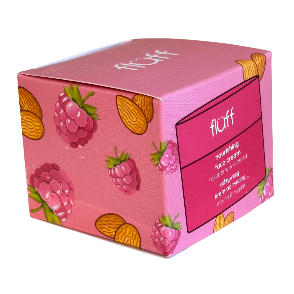 FLUFF -NOURISHING FACE CREAM - RASPBERRY & ALMOND - 50ml