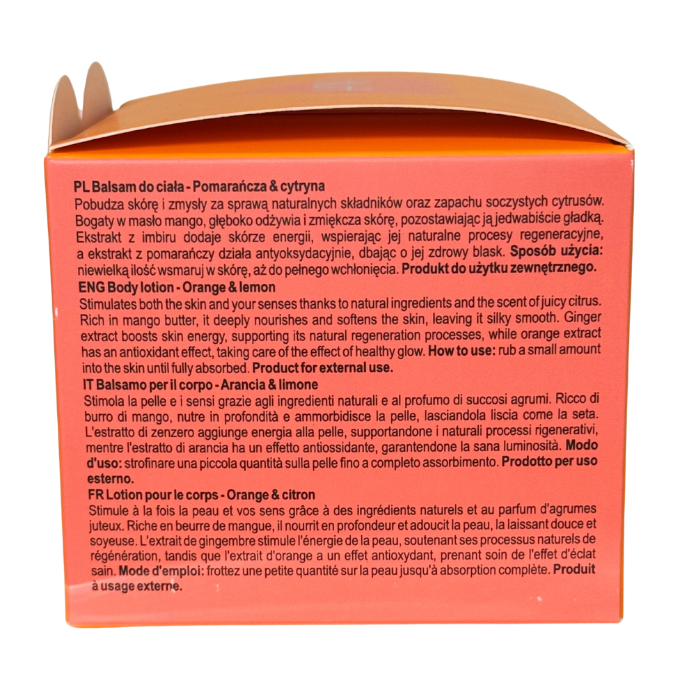 BODY LOTION - CITRUS CRUSH: ORANGE & LEMON