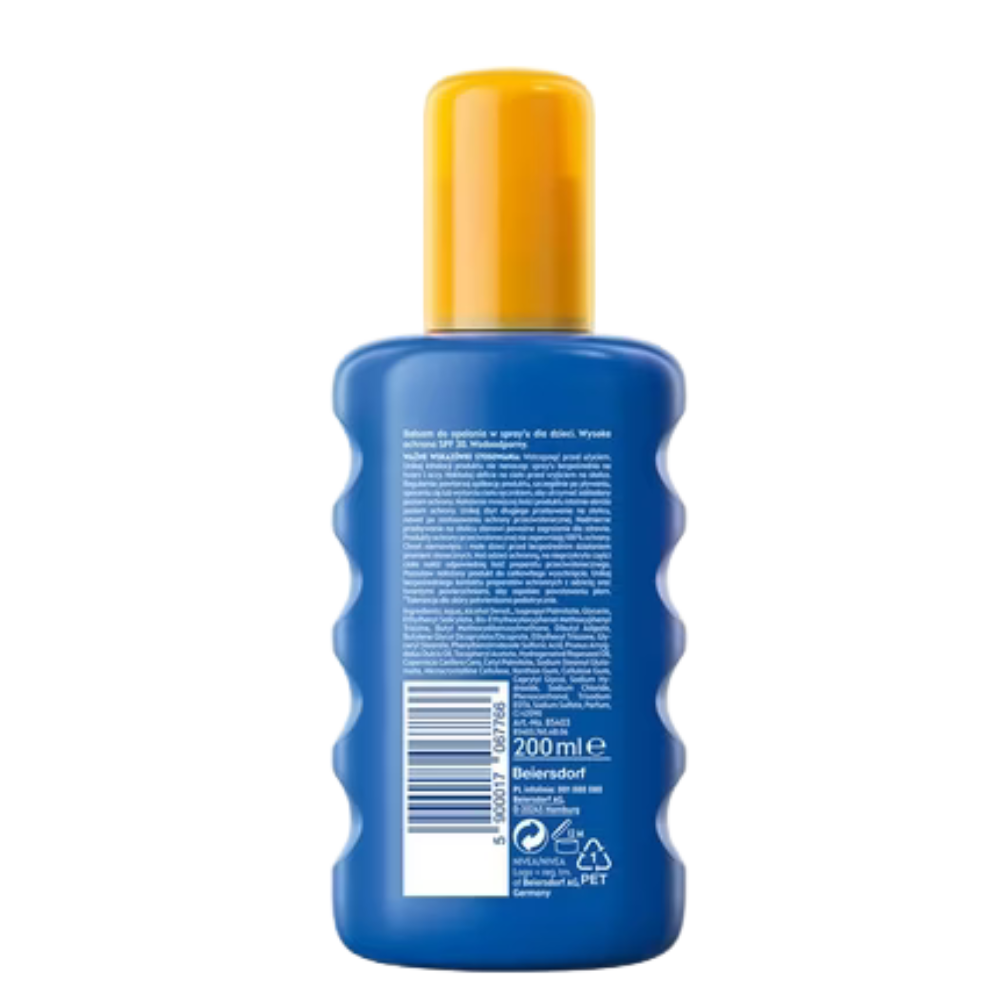 Nivea Moisturizing Kids Sunscreen Spray Kids SPF30 with Blooming Color 200ml