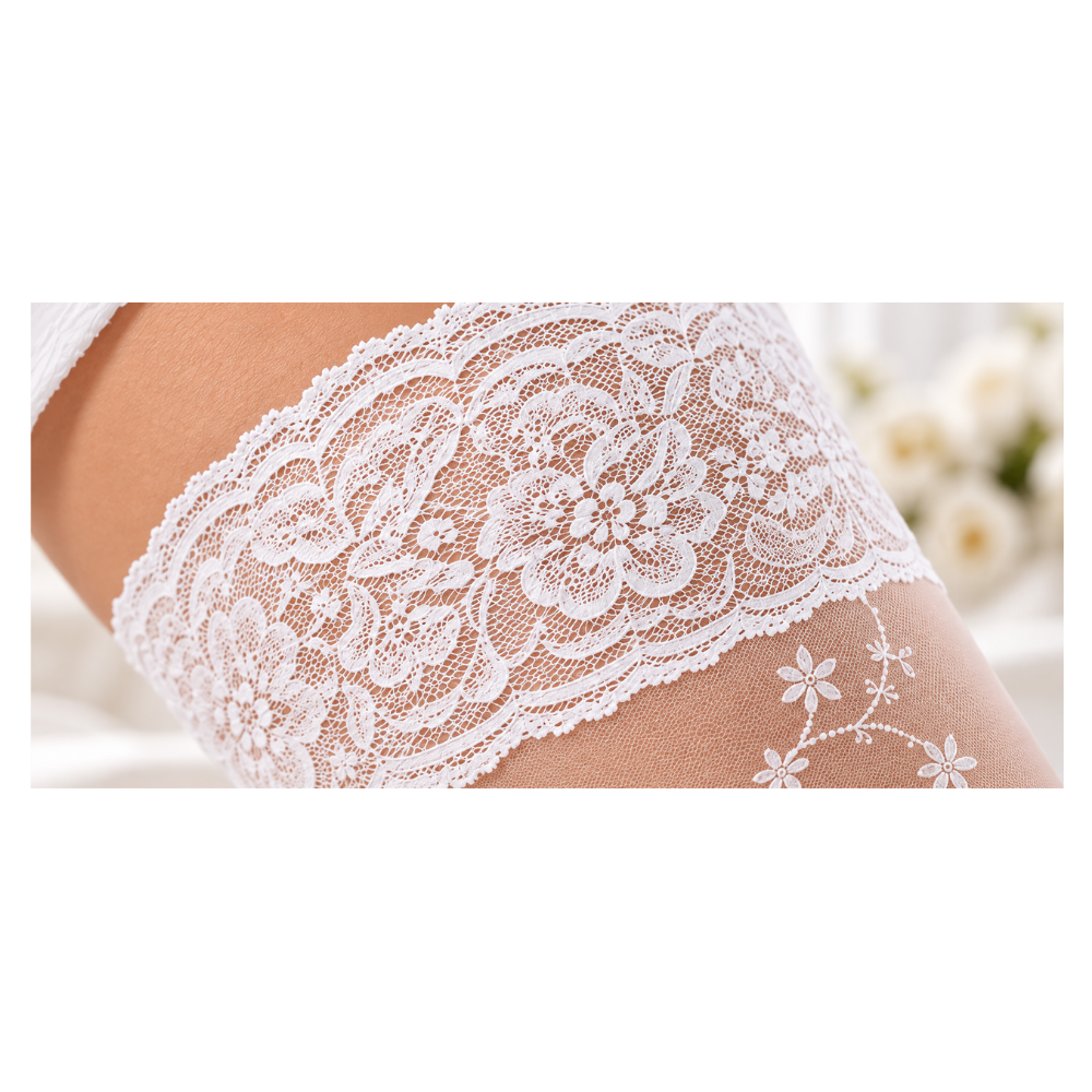 Wedding Hold Up Stocking by Gabriella - Princessa 7 | Size M/L - 3/4